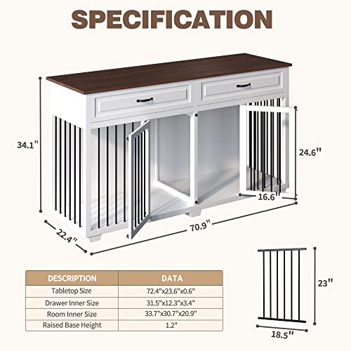 Large Dog Crate Furniture, view 3