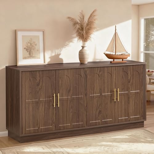 66.5" Sideboard Buffet Cabinet with Storage, Modern Credenza, view 3