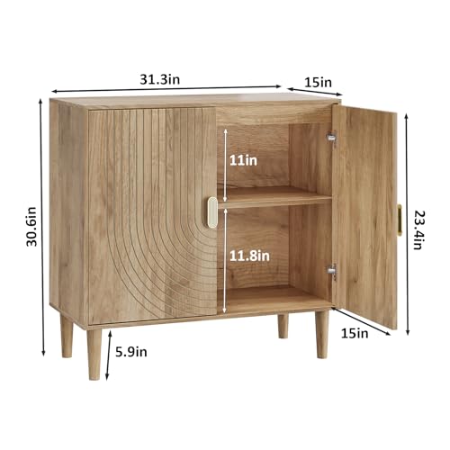 Sideboard Buffet Cabinet with Storage, view 3