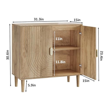 Sideboard Buffet Cabinet with Storage, view 3