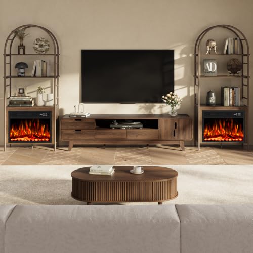 75" TV Stand, Mid Century Modern TV Stands for TVs up to 85 inch, view 8