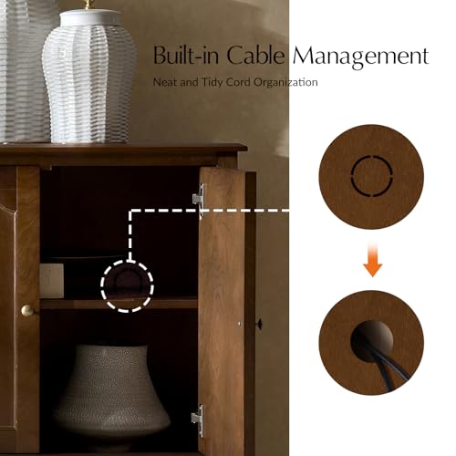 Sideboard Buffet Cabinet with Storage, view 5