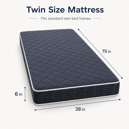 Twin Size Memory Foam Mattress, 6 Inch Bed Mattress in A Box Water-Resistant, view 3