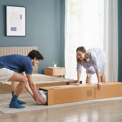 Zinus 8 Inch Green Tea Cooling Memory Foam Mattress [New Version], Twin, Fiberglass Free, Medium Firmness, Cooling Gel Foam, Certified Safe Foams & Fabric, Mattress in A Box