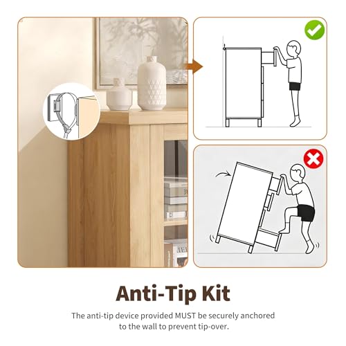 59" Buffet Cabinet with Storage, view 5