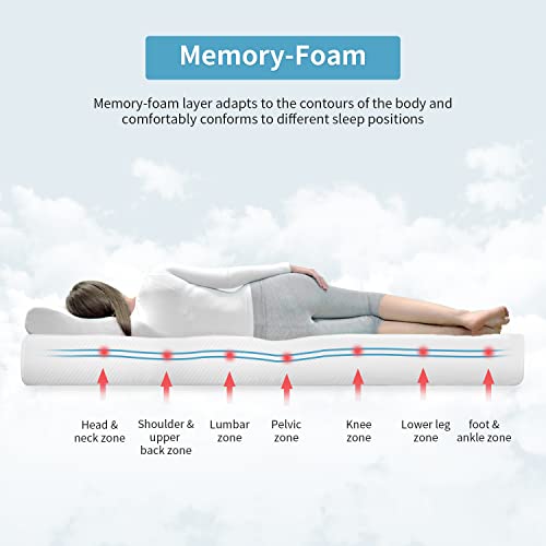 PayLessHere 8 Inch Queen Gel Memory Foam Mattress Fiberglass Free/CertiPUR-US, view 6