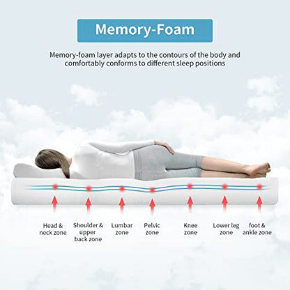 PayLessHere 8 Inch Queen Gel Memory Foam Mattress Fiberglass Free/CertiPUR-US, view 6