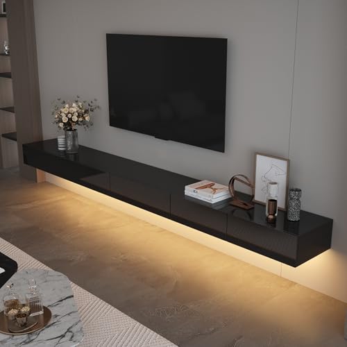 Floating LED TV Stand for TVs up to 100 Inch, view 4