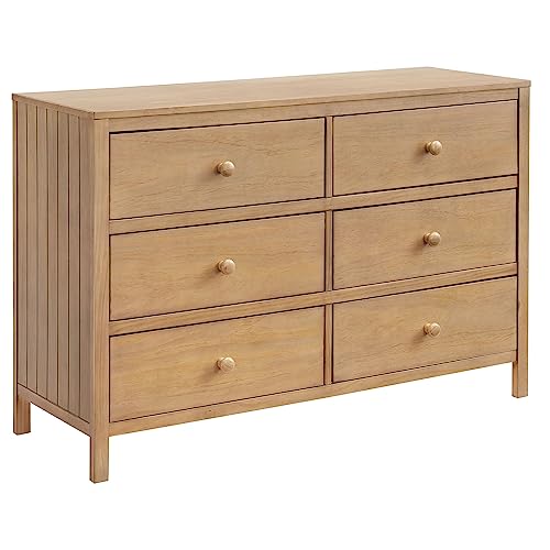Everlee 6 Drawer Dresser, Honey Wood, view 2
