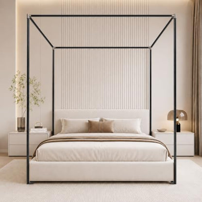 Canopy Bed Frame Full Size, Stainless Steel Canopy Bed Frame Full Size, view 4