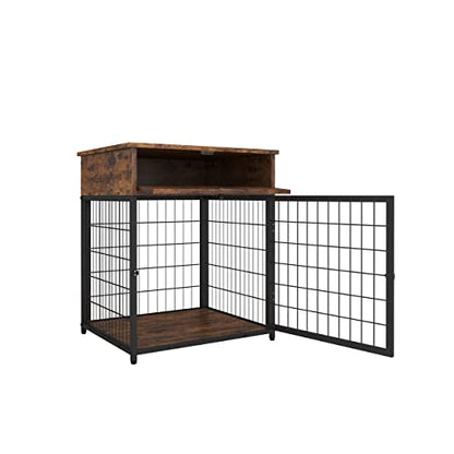 Furniture Style Dog Crate for Small Dogs, Dog Crates with Drawer, view 7
