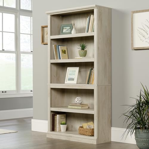 5 Tier Book Shelf Wooden Bookcase Multipurpose Bookshelf for Home Office, view 3