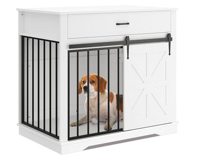 37.8" Dog Crate Furniture, view 5