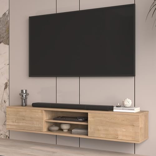 Atelier Mobili Floating TV Stand 65 Inch Wall Mounted Entertainment Center, view 4