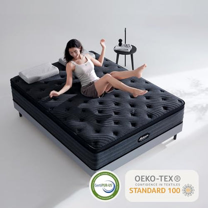 Full Size Mattress, 12 Inch Cooling Gel Memory Foam, view 4