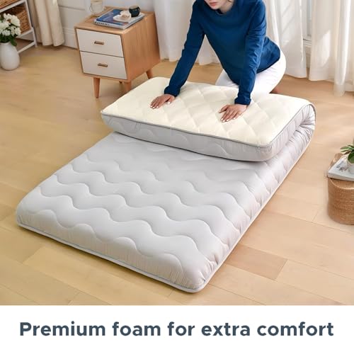 Japanese Futon Floor Mattress, 100% High Density Comfortable Foam, view 6