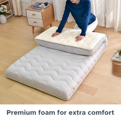Japanese Futon Floor Mattress, 100% High Density Comfortable Foam, view 6