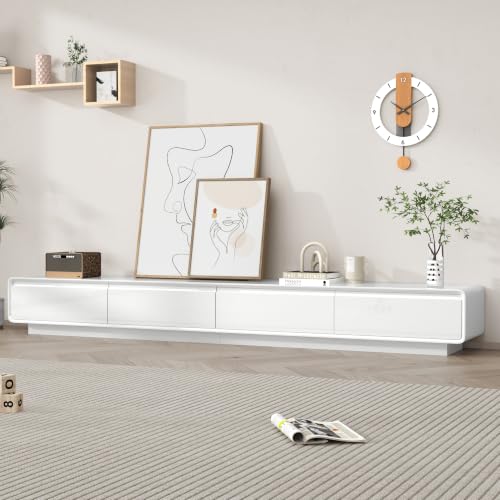 94.5" Minimalist Floating TV Stand for TVs up to 100 Inches, view 4