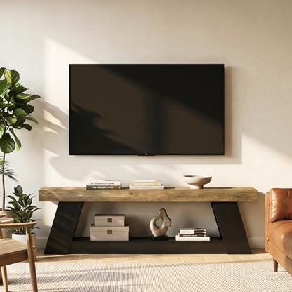 TV Stand for TVs up to 80 Inches, Entertainment Center with Open Storage, view 4
