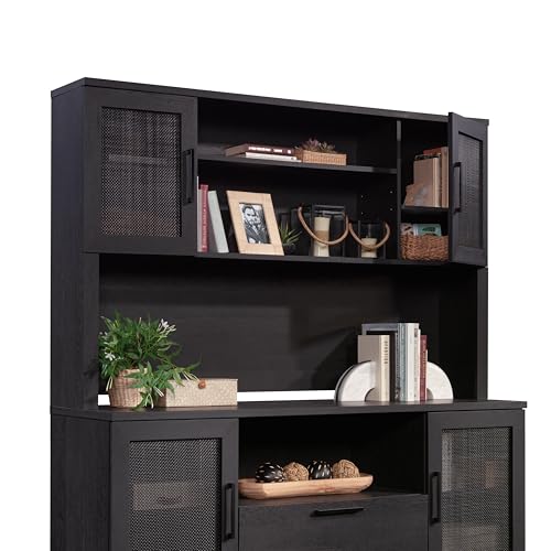 Tiffin Line Commercial Office Hutch, in Raven Oak Finish, view 7