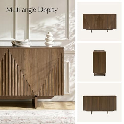 Solid Wood Sideboard Buffet Cabinet, view 7