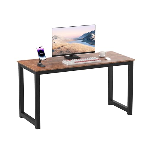 55 Inch Home Office Computer Desk（Sandalwood）, view 2
