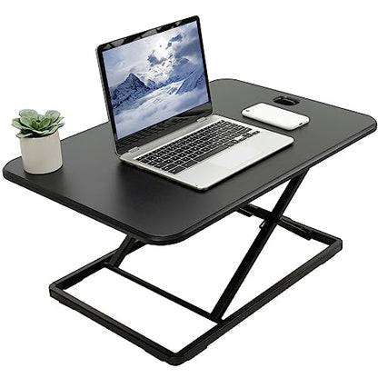 VIVO Black 26 in Single Top Standing Desk Converter, DESK-V001J, view 2