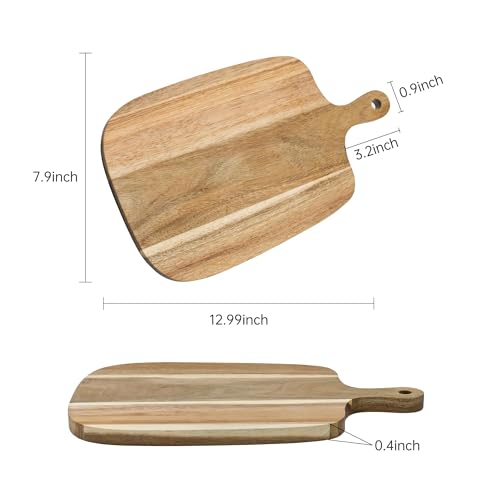 Kitchen Utensils Wooden Cutting Board and Durable Cutting Board with Handles, view 4