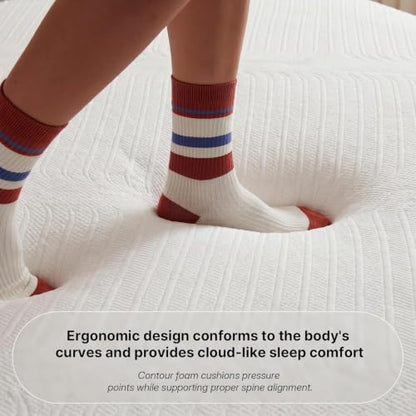 Full 12 Inch Hybrid Mattress in a Box, Medium-Firm, view 7