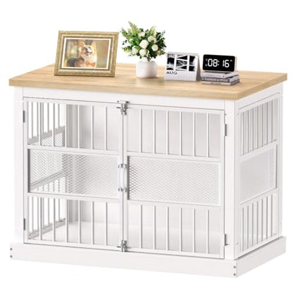 40" Dog Crate Furniture with 1.06" Countertop for Medium Dogs Up to 45 lbs, view 2