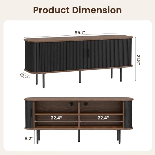 55" TV Stand for TVs up to 65", view 4