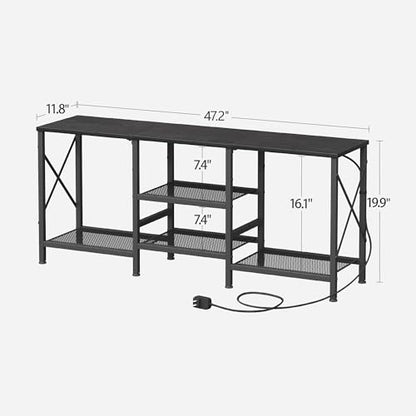 TV Stand with LED Lights for 55 Inch TV, view 4