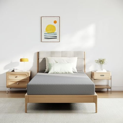 Twin Mattress for Kids, 5 Inch Twin Size Mattresses with Gel-Infused Memory Foam & Pressure-Relieving Foam for Cool Touch & Edge Support Mattress in a Box CertiPUR-US Certified