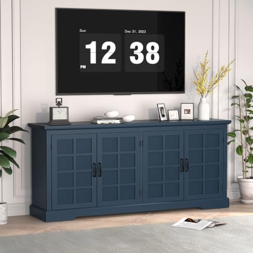 70.2" Wood Buffet Cabinet, view 2