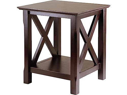 Xola 20W x 19.13-Inch D End Table, Cappuccino (40420)