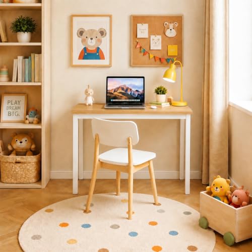 Computer Desk for Small Space, Modern Simple Laptop Desk, view 7