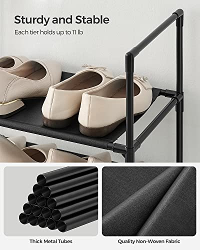 Shoe Rack, 10-Tier Shoe Shelf, Shoe Storage Organizer, view 7