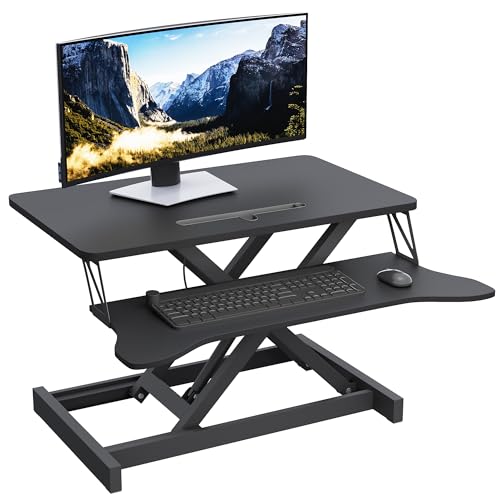 Standing Desk Converter, Height Adjustable Sit to Stand Up Workstation, view 5
