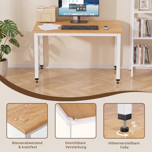 Computer Desk for Small Space, Modern Simple Laptop Desk, view 6