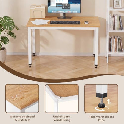 Computer Desk for Small Space, Modern Simple Laptop Desk, view 6