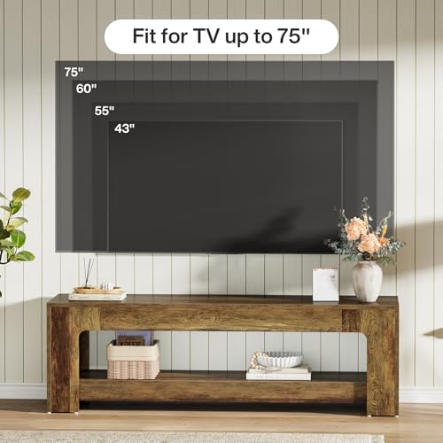 Tribesigns TV Stand for Living Room for 55/60/65/75-Inch TVs, view 7