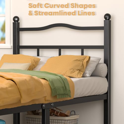 14 Inch Twin Bed Frame with Headboard and Footboard, view 8