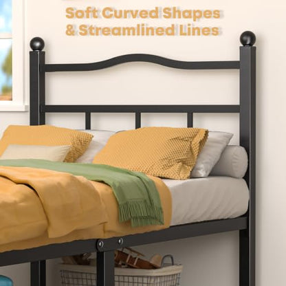 14 Inch Twin Bed Frame with Headboard and Footboard, view 8