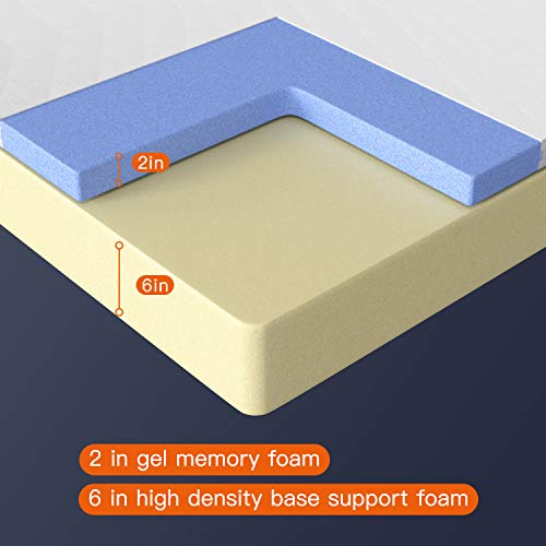 Memory Foam Mattress in a Box for Cool Sleep & Pressure Relief Medium Firm, view 3