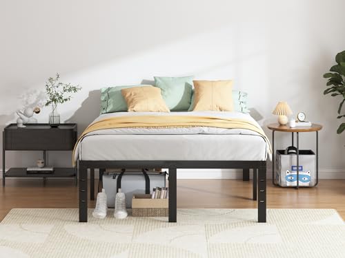 Full Size Bed Frame - 18 in Sturdy Platform Bed Frame Full, view 7