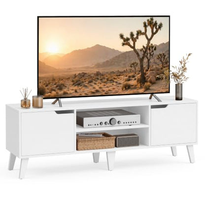 TV Stand for 65'' TV, Entertainment Center with Adjustable Shelf, view 2