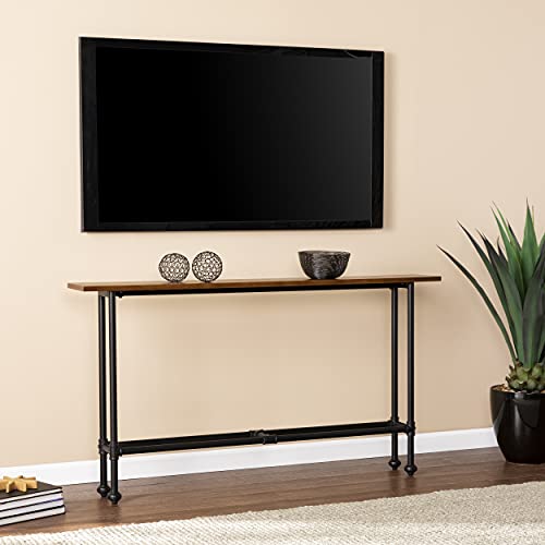 Agnew Skinny Console Table, black (AMZ0906MC), 56 in x 8 in x 30 in