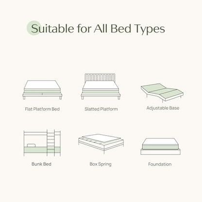 Twin Size Mattress, 6 Inch Gel Memory Foam Mattress in a Box, Fiberglass Free, Breathable for Cooler Sleep Supportive & Pressure Relief, CertiPUR-US Certified, White