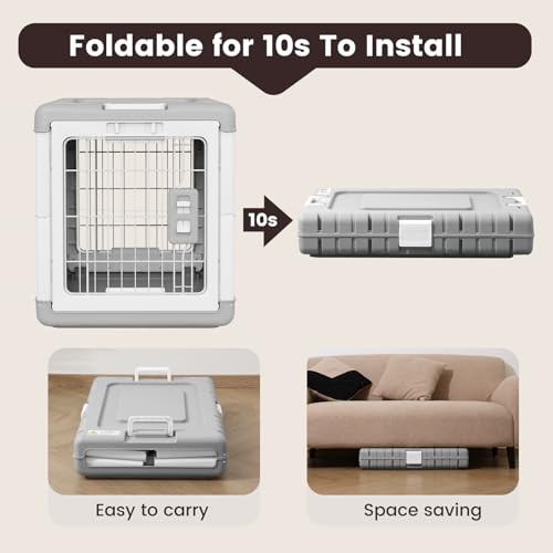 Collapsible Dog Crate for Medium/Small Dogs, view 6