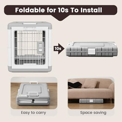 Collapsible Dog Crate for Medium/Small Dogs, view 6